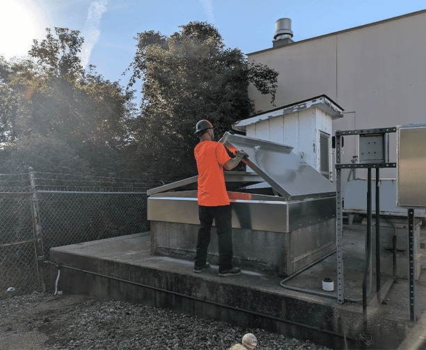 Commercial Roof Vent Installation