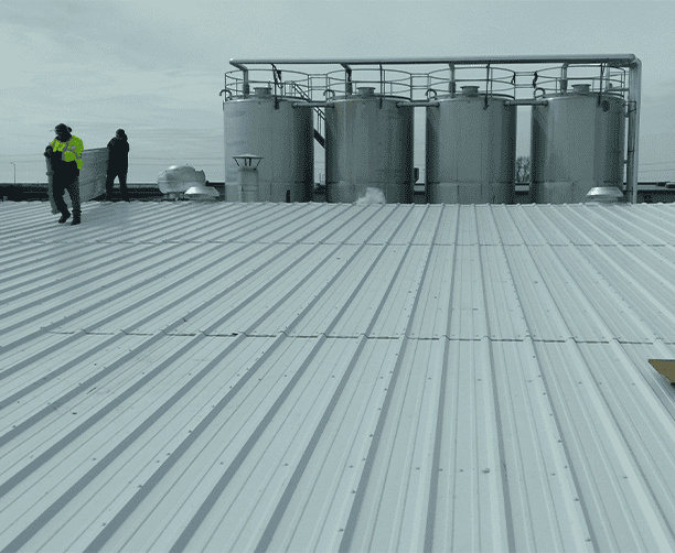 Industrial Metal Roof Inspection Maintenance