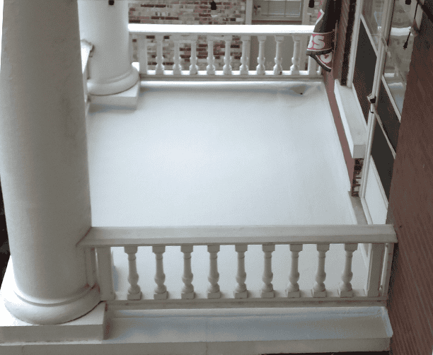 Balcony Roof Coating Historic Building