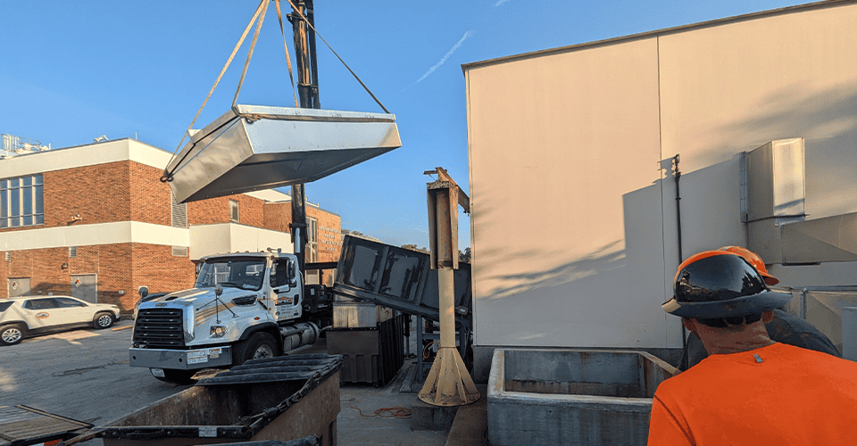 Hvac Unit Installation Commercial Roof
