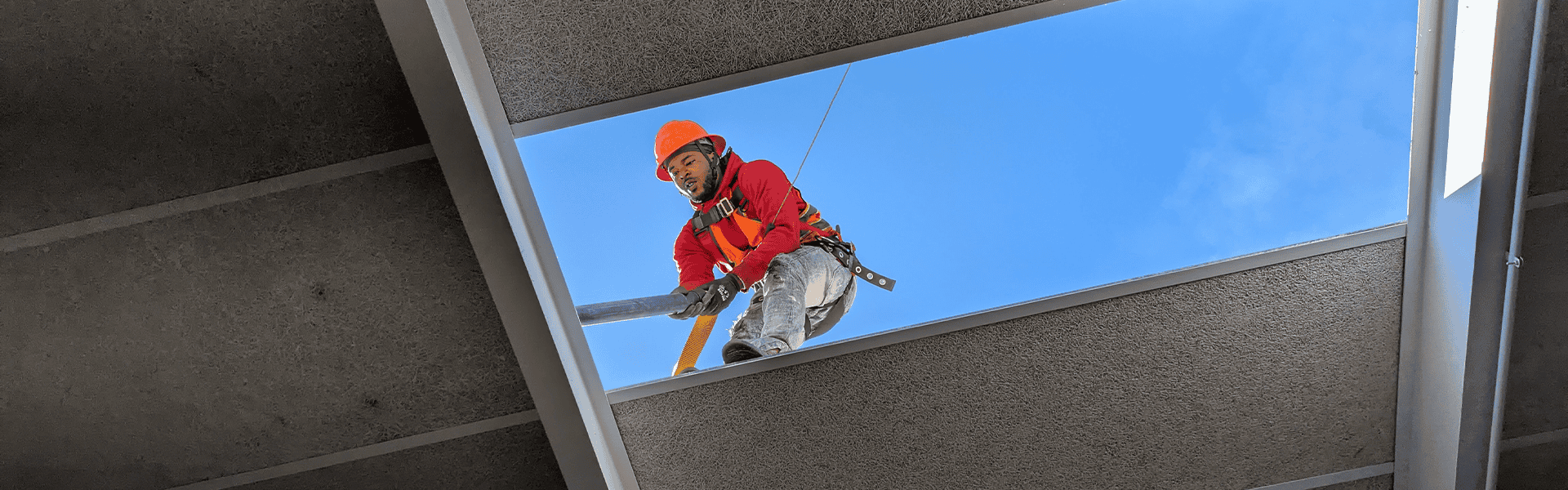 Commercial Roof Safety Installation